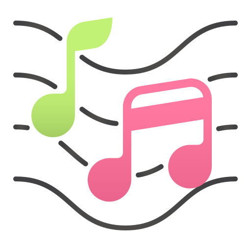 Music Generic Flat Gradient icon