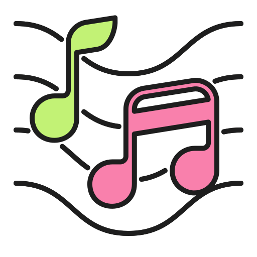 musica Generic Outline Color icona