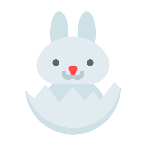 イースターのウサギ Generic Flat icon