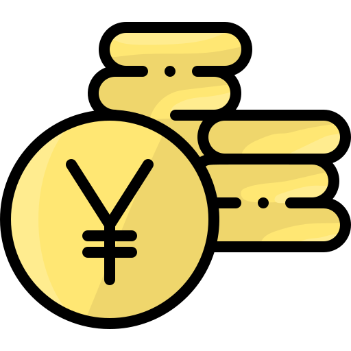 yen Generic Outline Color icona