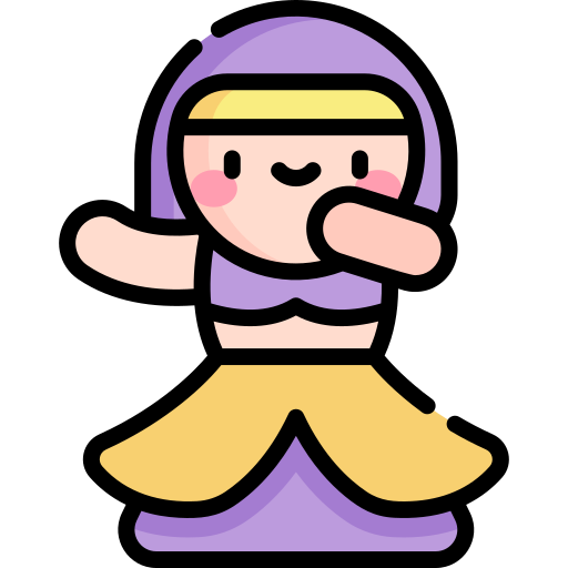 Belly dance Kawaii Lineal color icon