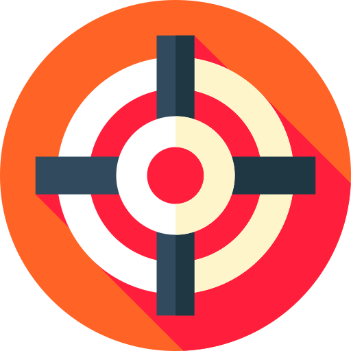 目標 Flat Circular Flat icon