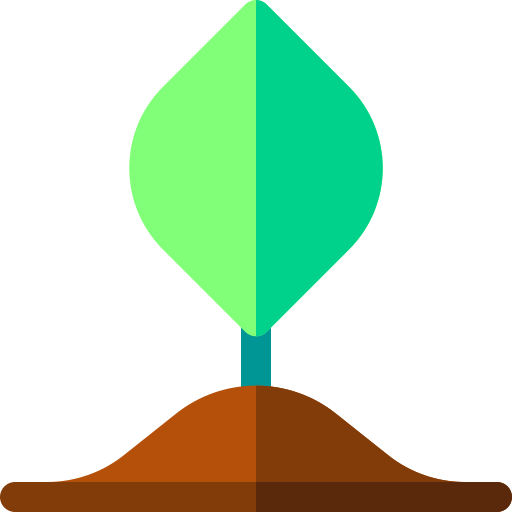 Sprout Basic Rounded Flat icon
