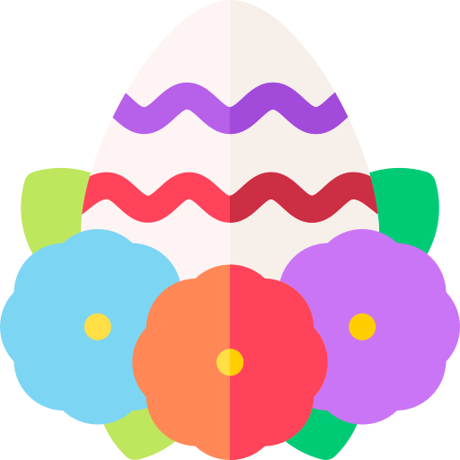 Easter egg Basic Rounded Flat icon