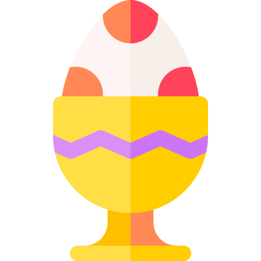 paas eieren Basic Rounded Flat icoon
