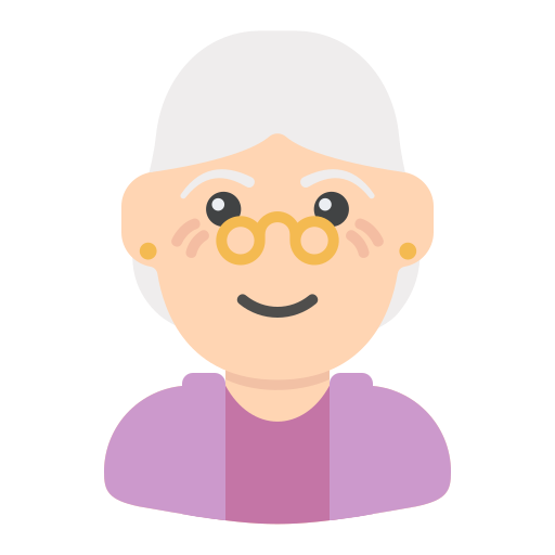 grootmoeder Generic Flat icoon