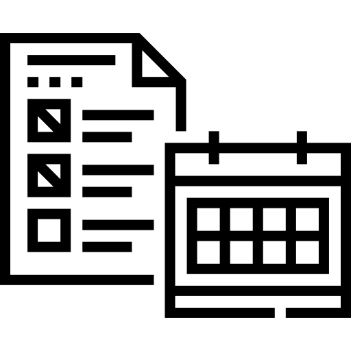 schema Detailed Straight Lineal icoon