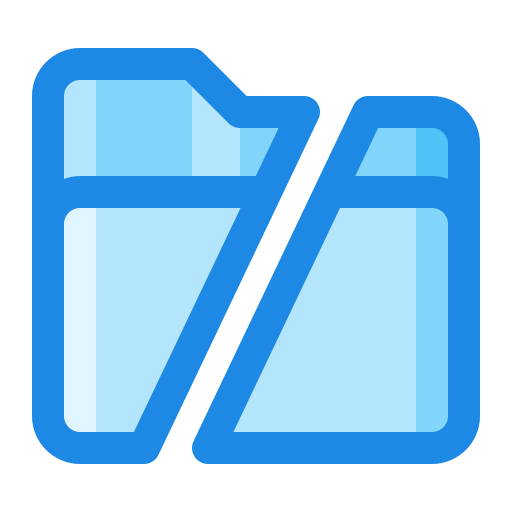 破損したファイル Generic Blue icon