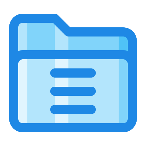 도구 메뉴 Generic Blue icon