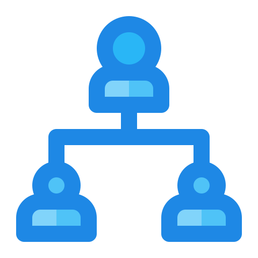 estructura de la jerarquía Generic Blue icono
