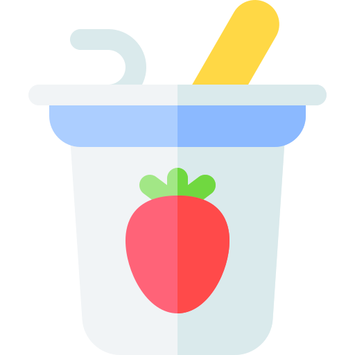 Yogurt Basic Rounded Flat icon