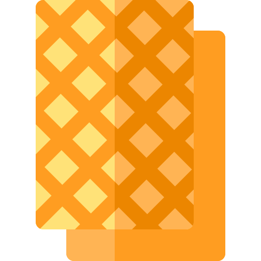 wafel Basic Rounded Flat icoon