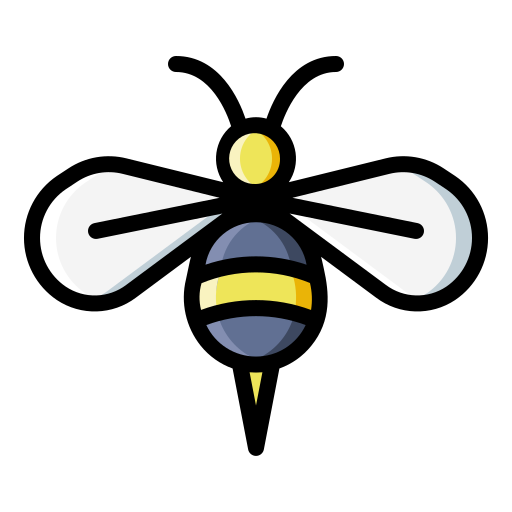 abelha Generic Outline Color Ícone