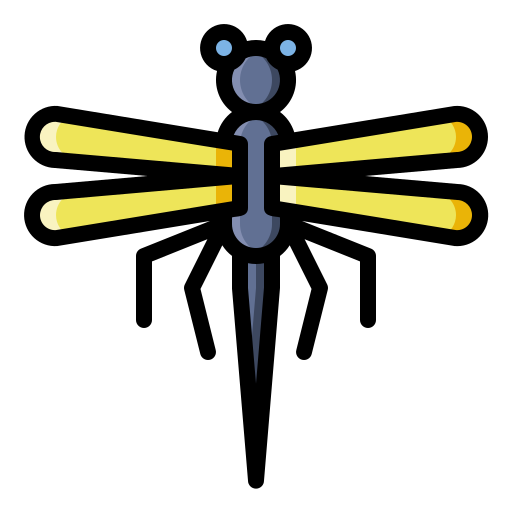 トンボ Generic Outline Color icon