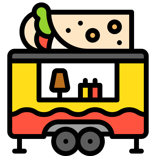 Закусочная на колесах Generic Outline Color иконка