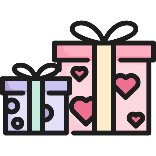 cajas de regalo Kosonicon Lineal color icono