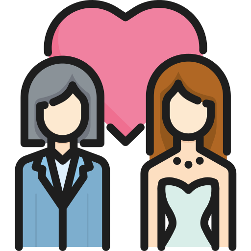 Marriage Kosonicon Lineal color icon
