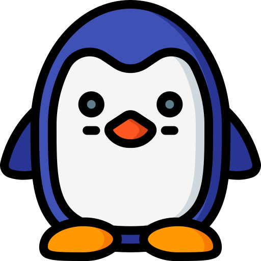 Пингвин Basic Miscellany Lineal Color иконка