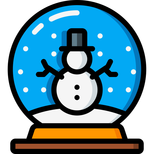 Śnieżna kula Basic Miscellany Lineal Color ikona
