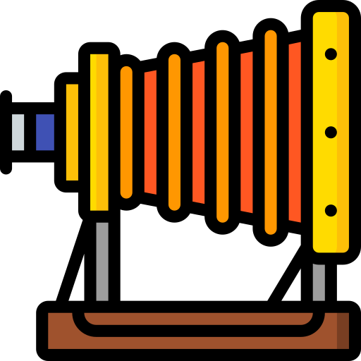 카메라 Basic Miscellany Lineal Color icon