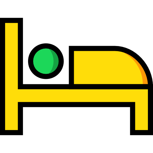 Bed Basic Miscellany Yellow icon