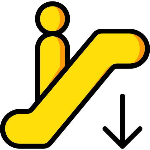 rolltreppe Basic Miscellany Yellow icon