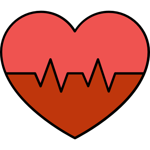 Cardiogram Icons Responsive Color 128px icon