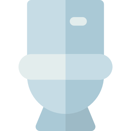 toilette Basic Rounded Flat Icône