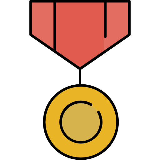 Medal Icons Responsive Color 128px icon