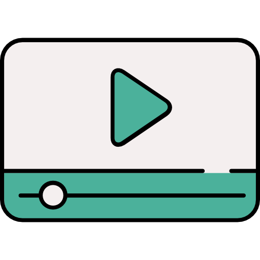 Video player Icons Responsive Color 128px icon