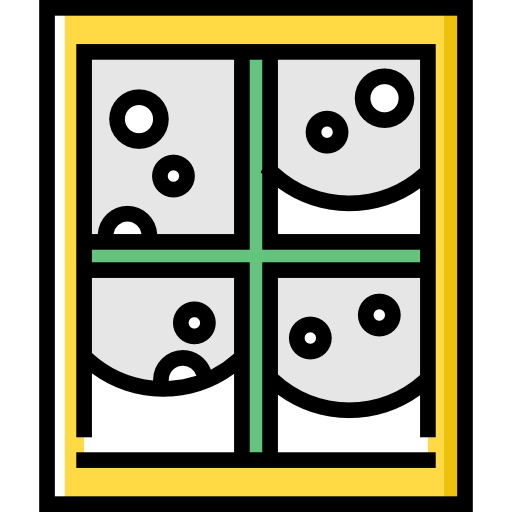 okno Detailed Straight Lineal color ikona