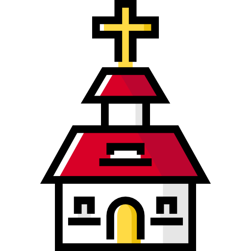 kościół Detailed Straight Lineal color ikona