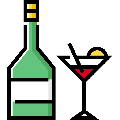 martini Detailed Straight Lineal color ikona