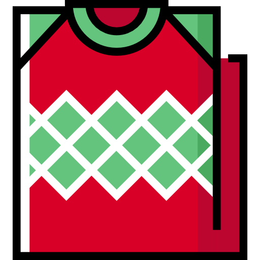스웨터 Detailed Straight Lineal color icon