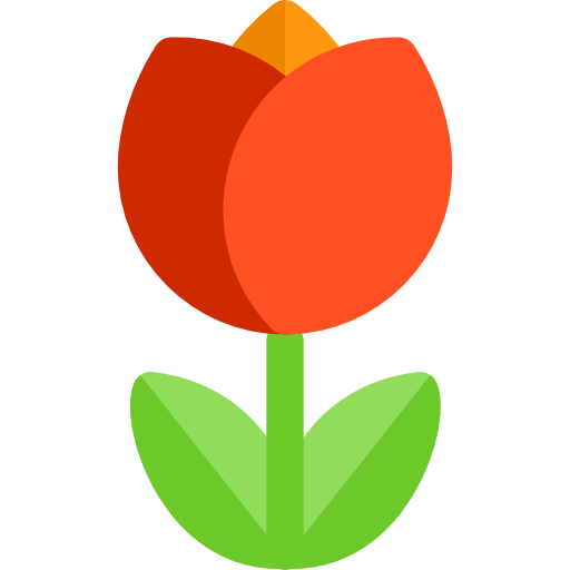 tulipa Basic Rounded Flat Ícone