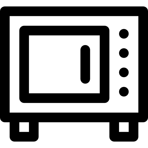 Microwave oven Basic Rounded Lineal icon