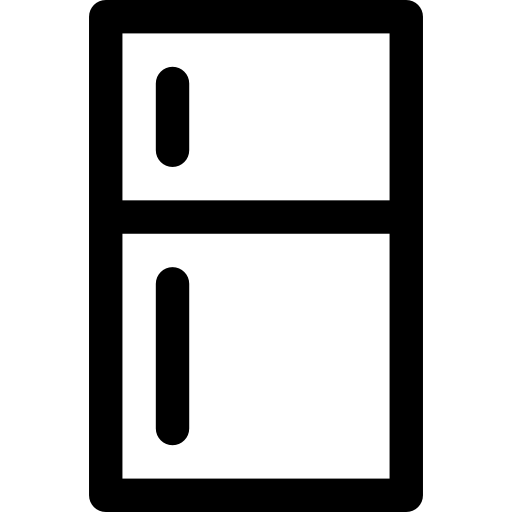 réfrigérateur Basic Rounded Lineal Icône