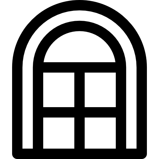 okno Basic Rounded Lineal ikona