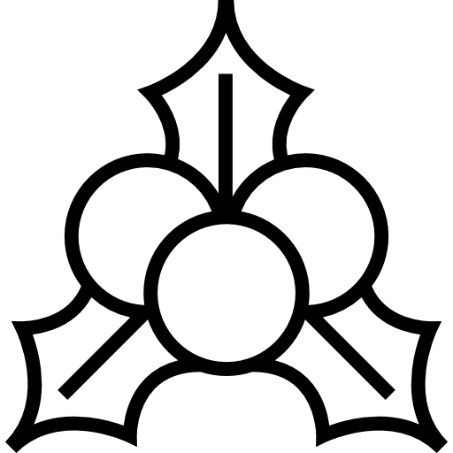 Mistletoe Detailed Straight Lineal icon