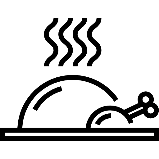 닭 튀김 Detailed Straight Lineal icon