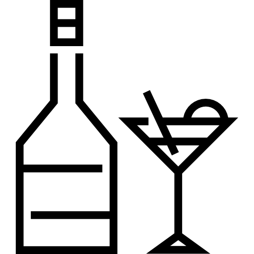 martini Detailed Straight Lineal ikona