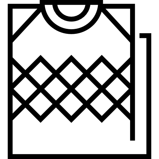Sweater Detailed Straight Lineal icon