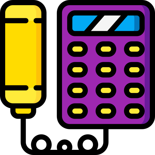 telefon stacjonarny Basic Miscellany Lineal Color ikona