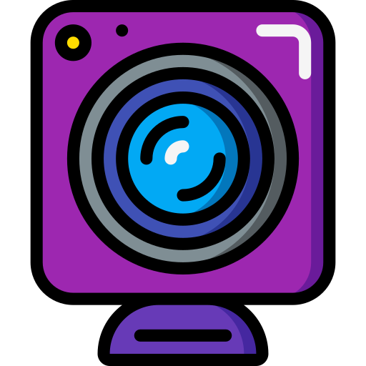cámara web Basic Miscellany Lineal Color icono