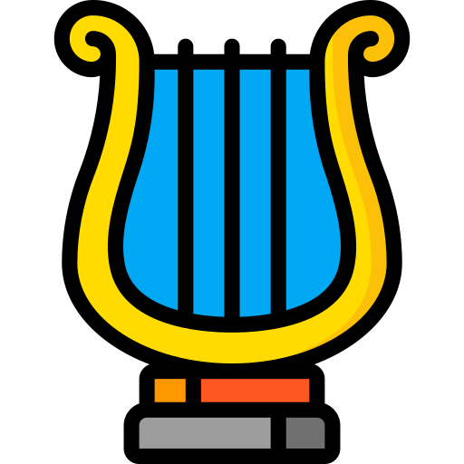 Lyre Basic Miscellany Lineal Color icon