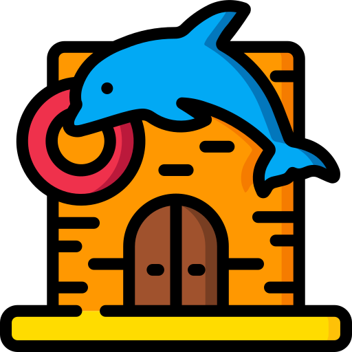 Дельфин Basic Miscellany Lineal Color иконка