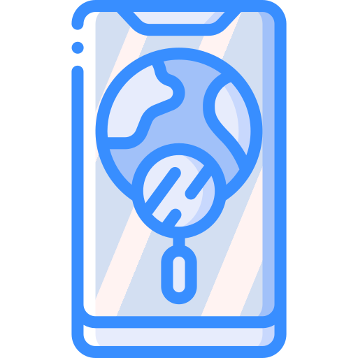 handy, mobiltelefon Basic Miscellany Blue icon