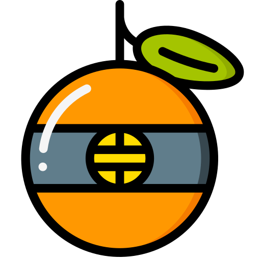 pomarańczowy Basic Miscellany Lineal Color ikona