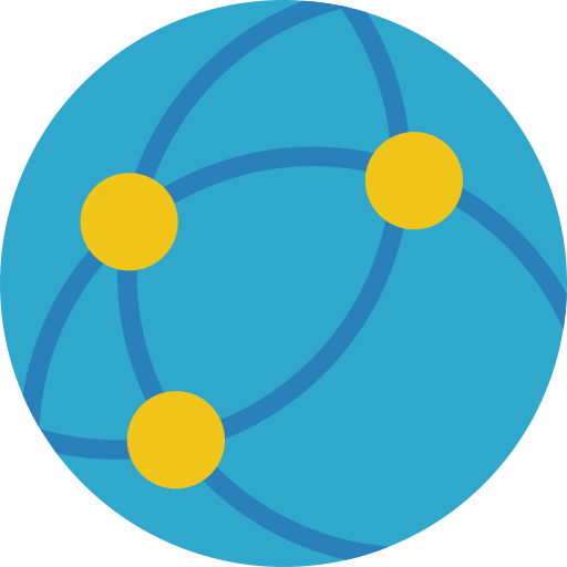 internet Basic Miscellany Flat icono