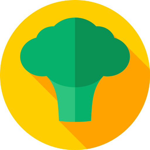 Broccoli Flat Circular Flat icon